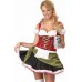 Red and Green German Dress ADULT HIRE